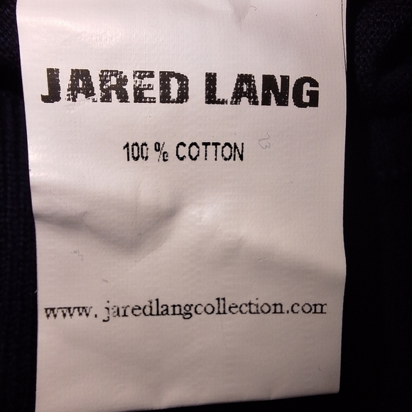 Jared Lang Men's Blue 100% Cotton V-Neck Sweater In A Size Medium. EUC - Picture 6 of 9